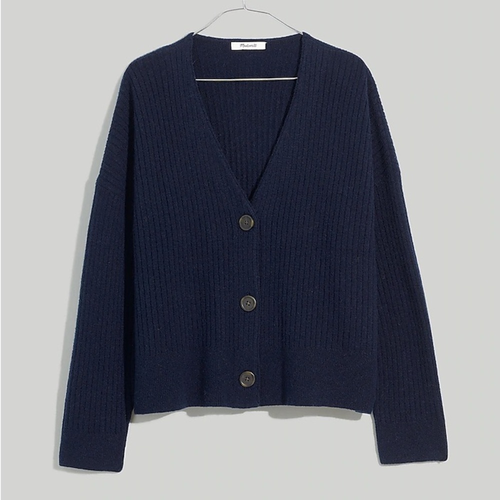 Madewell Ribbed Cardigan - Picture 2 of 10